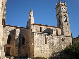 The church of Saint-Geniès-des-Mourgues