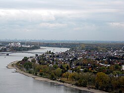 Beuel on the Rhine riverbank