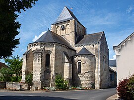 The church in Crouzilles