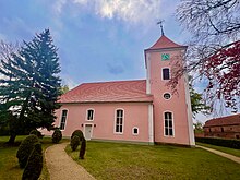 Die renovierte Dorfkirche in Buchholz/Zauche