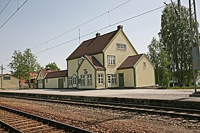 Bahnhof von Gvarv