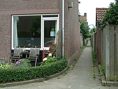 Steegje in de Pepijnstraat (Hagenkamp)