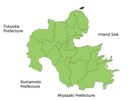 Higashikunisaki – Mappa