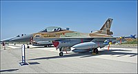 Eine F-16C Barak der 101. Staffel „First Fighter“ stationiert auf Ramat David