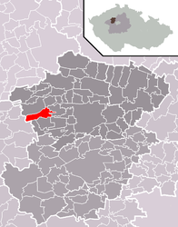 Jedomělice – Mappa