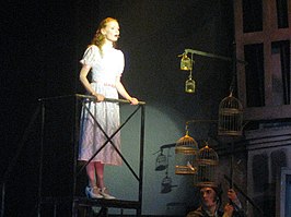 Michelle van de Ven in de musical Sweeney Todd