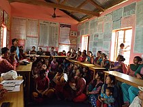 WHEN meeting with villagers in Bhalayatar, Nepal, 2014