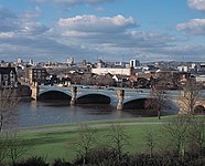 Nottingham en de rivier de Trent