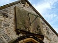 Sundial over porch