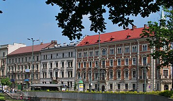 Kamienice i Hotel Polonia Kraków ul. Basztowa 23, 24 i 25.