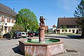 Davidbrunnen (mit Skulptur von Alexander Zschokke: Saul, David und Hund)