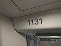 1131 numaralı aracın kodu, kontrol panelinin sol üst köşesinde