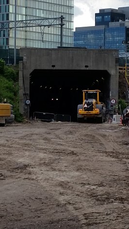 Brug 1631 vlak voor de ontmanteling; april 2019.