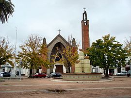 Zentraler Platz in Carmelo