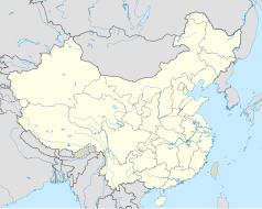 Mapa konturowa Chin, na dole nieco na prawo znajduje się punkt z opisem „Yongzhou”