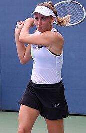 Elise Mertens was part of the 2024 winning women's doubles team. It was her fourth major title and second at the Australian Open.