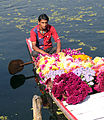 Flower seller in Kashmir