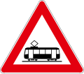 A31 Tramway crossing ahead