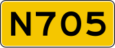 Provincial highway 705 shield}}