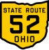 State Route 52 marker