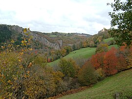 Gorge of Oulas and Castle Paulin