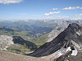 Blick vom Aroser Rothorn zum Erzhorn (rechts)