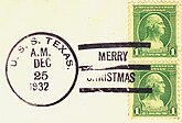 Mail from the U.S.S. Texas