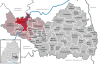Lage der Stadt Riedlingen im Landkreis Biberach