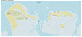 Karte mit Rottumerplaat, Rottumeroog und Umgebung