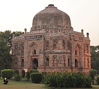 The Shish Gumbad, a tomb from the Lodhi dynasty built between 1489 and 1517 CE.[22]