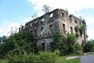 Ruine Höhenbergen bei Völkermarkt (unvollendet, im Besitz seit Mitte 18. Jh.)