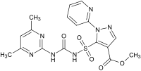 Skeletal formula of zuomihuanglong