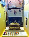 Ball's medals, displayed in Nottingham Castle