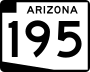 State Route 195 marker