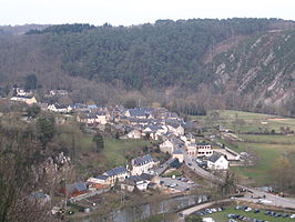 Het centrum van Saint-Léonard-des-Bois