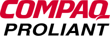 Logo of the ProLiant brand under Compaq's ownership