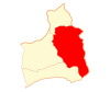 Map of Putre commune in Arica and Parinacota Region