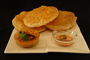 Dal puri, a traditional Bengali version