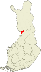 Lage von Ii in Finnland