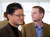 Yahoo! co-founders Jerry Yang (left) and David Filo (right)