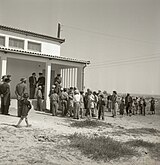 Site of the Shafrir synagogue attack in Kfar Chabad (1956)