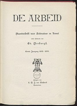 De eerste uitgave in 1898.