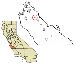 Location in Monterey County, California