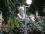 Rabindranath Tagore sculpture at Tagore Park in Mangalore