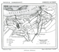 Klundert met vestingwerken in de Gemeente Atlas van Nederland van 1887