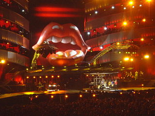 Logo used on the A Bigger Bang Tour, Twickenham Stadium, London, England