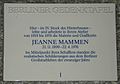 Berlin-Charlottenburg, Berliner Gedenktafel für Jeanne Mammen