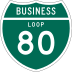 Interstate 80 Business marker