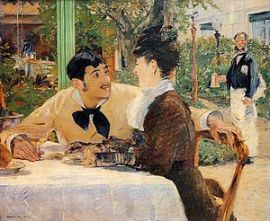 Beim Père Lathuille, im Freien (Édouard Manet)