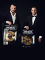 Verleihung der Goldenen Schallplatte für das Album „Jung, brutal, gutaussehend 2“ — Kollegah und Farid Bang